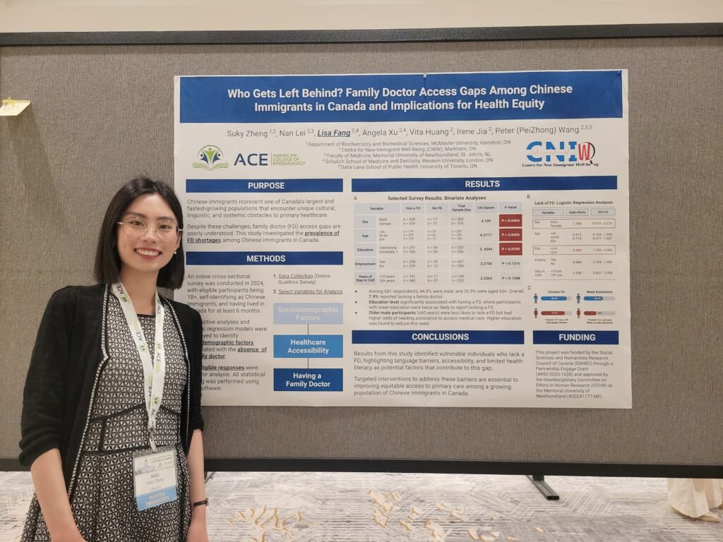 CNIW Students Present at the 2025 American College of Epidemiology International Conference: Spotlight on Immigrant Health-Centre for New Immigrant Well-Being (CNIW)
